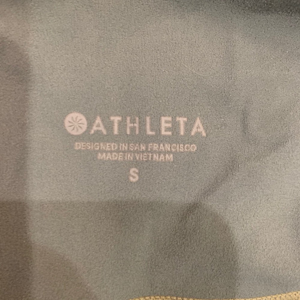 Green Athleta High Waisted Leggings - Picture 3 of 4